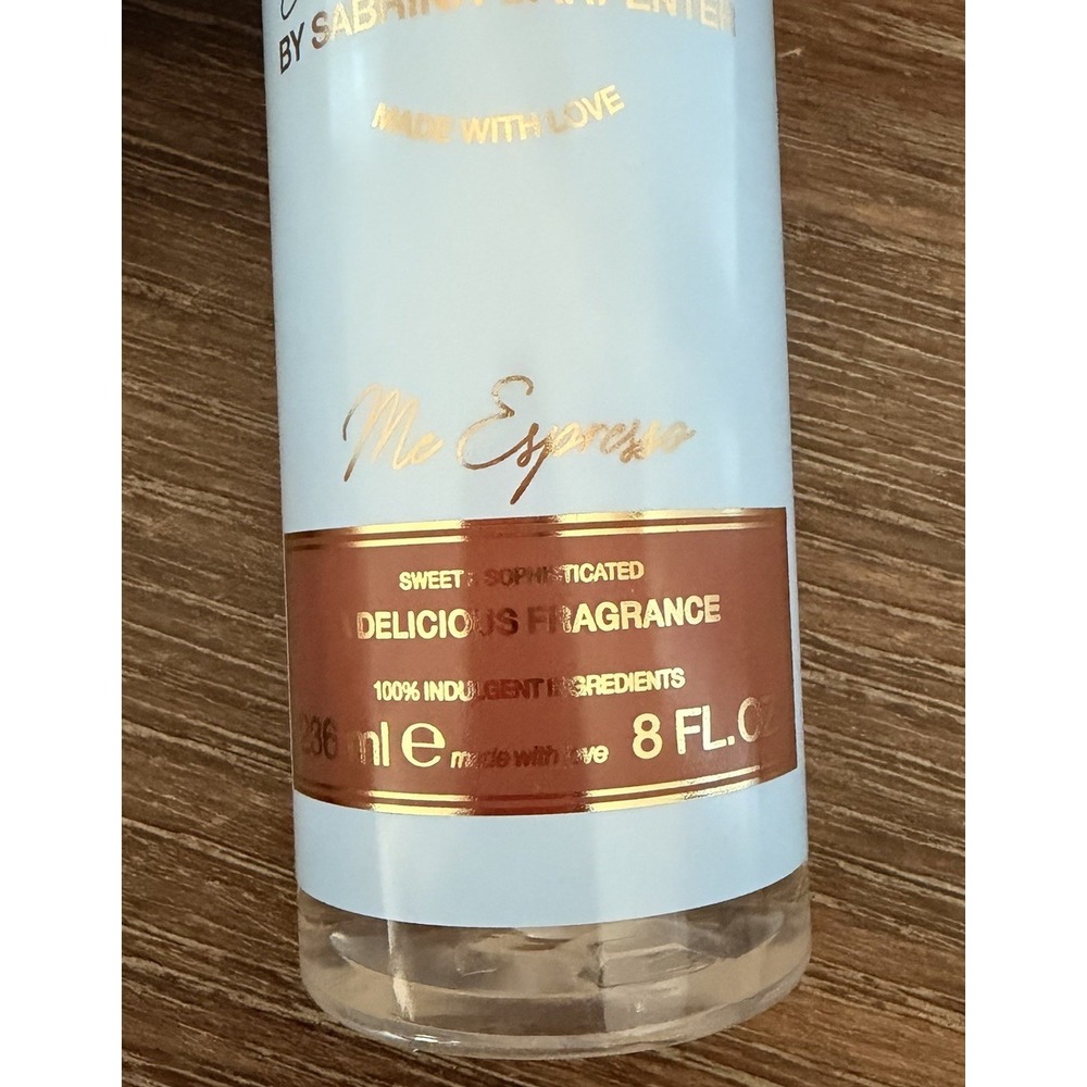 2x Sabrina Carpenter Sweet Tooth Caramel Dream Me Espresso Body Mist Spray Large - Picture 3 of 4